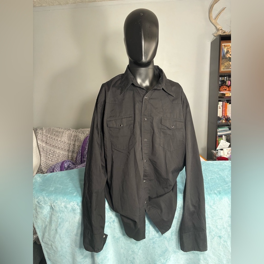 Wrangler Black and Blue Label Shirt